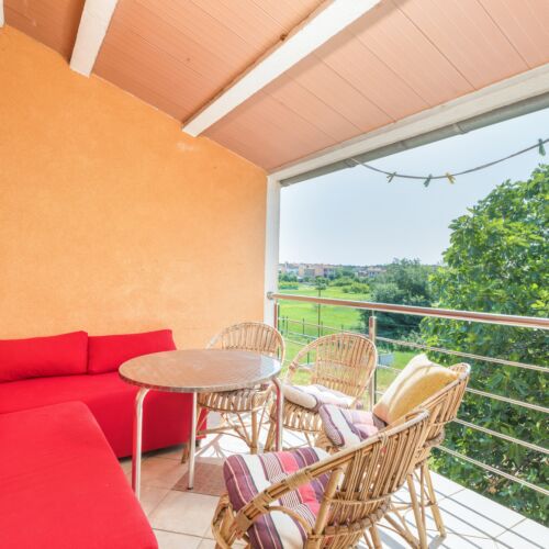 Apartament cu aer condiționat cu terasă cu 1 camera pentru 5 pers. A-13742-e
