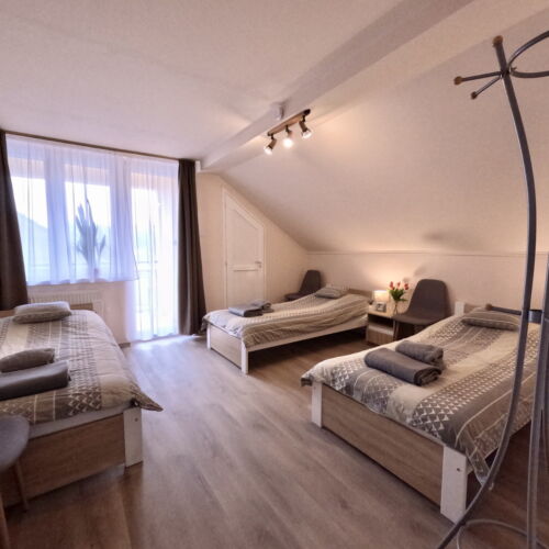 Balcony Triple Room with Shared Bathroom