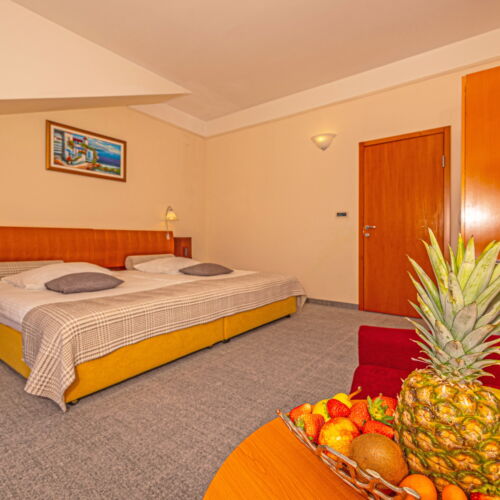 Apartament family cu vedere spre mare cu 2 camere pentru 3 pers. (se poate solicita pat suplimentar)