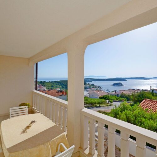 Apartament 2-osobowy z klimatyzacją z widokiem na morze z 1 pomieszczeniem sypialnianym