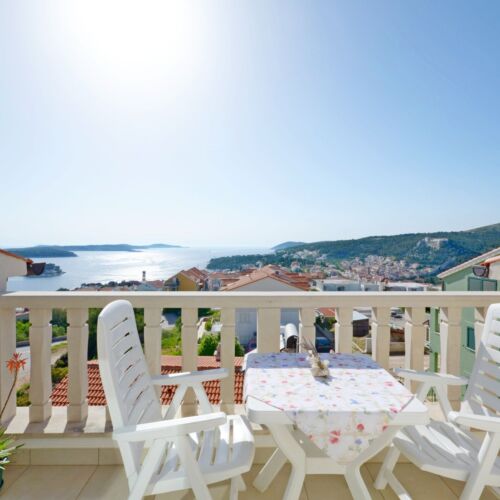 Apartament 2-osobowy z klimatyzacją z widokiem na morze z 1 pomieszczeniem sypialnianym