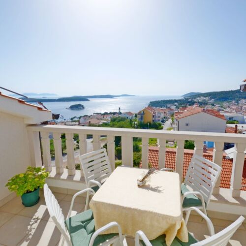 Apartament 2-osobowy z klimatyzacją z widokiem na morze z 1 pomieszczeniem sypialnianym