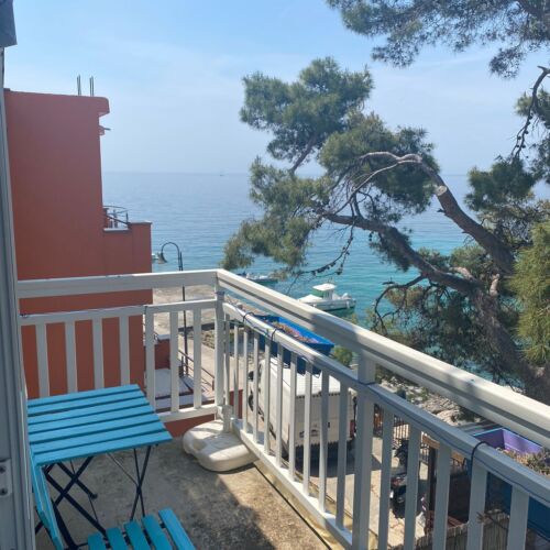 Apartament 4-osobowy z klimatyzacją z widokiem na morze z 2 pomieszczeniami sypialnianymi