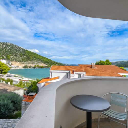 2-Zimmer-Apartment für 3 Personen mit Klimaanlage und Aussicht auf das Meer