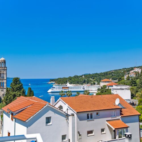 Apartament 2-osobowy z klimatyzacją z widokiem na morze z 1 pomieszczeniem sypialnianym