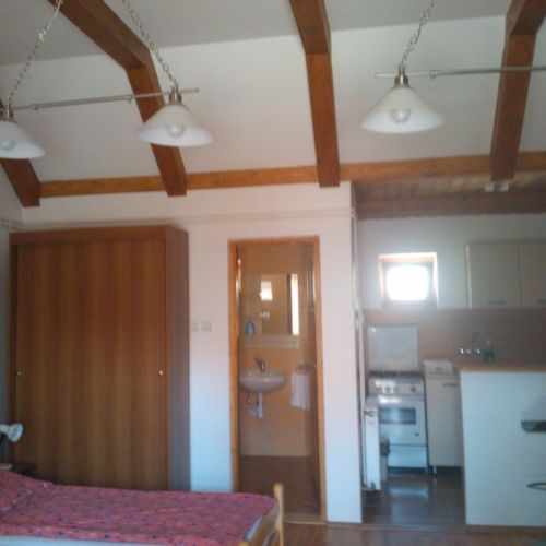 Yard View Ground Floor 1-Room Apartment for 3 Persons