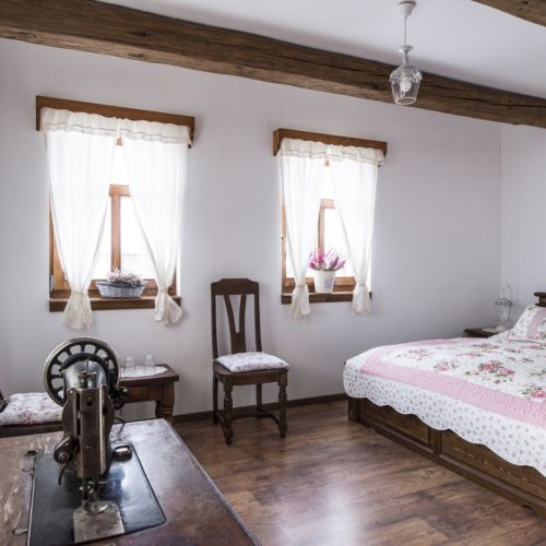 Camera dubla la parter cu grup sanitar (se poate solicita pat suplimentar)