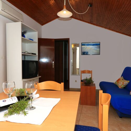 Apartament 3-osobowy z klimatyzacją z widokiem na morze z 1 pomieszczeniem sypialnianym A-5079-b