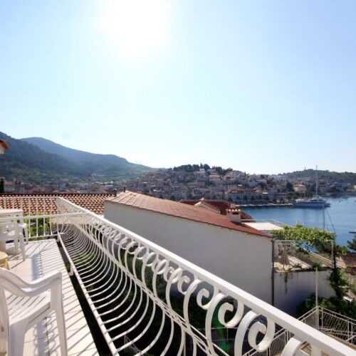 Apartament 3-osobowy z klimatyzacją z widokiem na morze z 1 pomieszczeniem sypialnianym AS-591-b