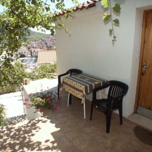 Apartament 2-osobowy z klimatyzacją z widokiem na morze z 1 pomieszczeniem sypialnianym AS-591-c