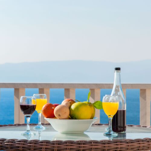 Apartament cu aer condiționat cu vedere spre mare cu 1 camera pentru 4 pers. A-2827-e