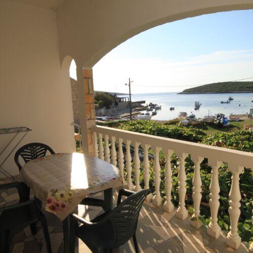 Apartament 3-osobowy z klimatyzacją z widokiem na morze z 1 pomieszczeniem sypialnianym A-1154-b