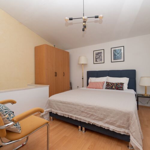 Apartament 4-osobowy z klimatyzacją z widokiem na morze z 1 pomieszczeniem sypialnianym A-6856-a