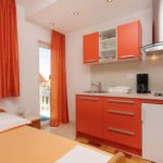 Apartman s klimatizací s terasou s manželskou postelí s 1 ložnicí AS-2995-c