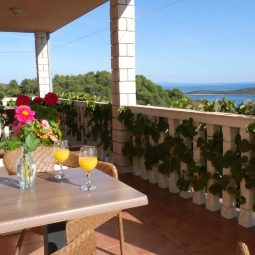 Apartament 2-osobowy z klimatyzacją z widokiem na morze z 1 pomieszczeniem sypialnianym A-8839-b