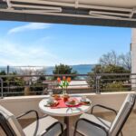 Tengerre néző légkondicionált 2 fős apartman 1 hálótérrel AS-2578-b
