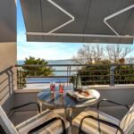 Tengerre néző légkondicionált 2 fős apartman 1 hálótérrel AS-2578-d