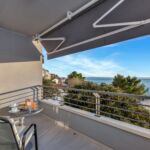 Tengerre néző légkondicionált 2 fős apartman 1 hálótérrel AS-2578-e