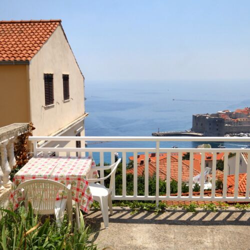 Apartament 2-osobowy z klimatyzacją z widokiem na morze z 1 pomieszczeniem sypialnianym A-9099-a