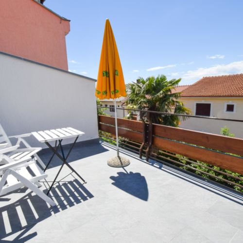 Apartament 2-osobowy z balkonem z prysznicem z 1 pomieszczeniem sypialnianym