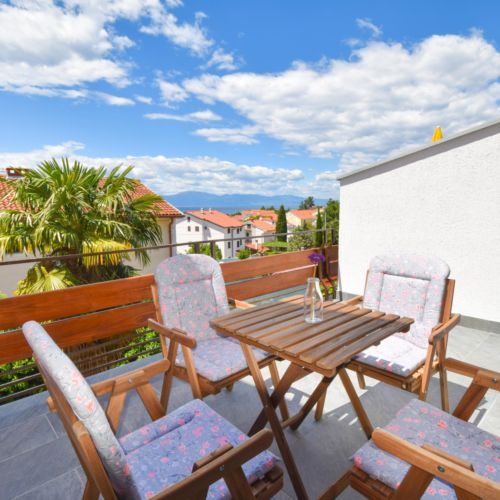 Apartament 5-osobowy Family z klimatyzacją z 3 pomieszczeniami sypialnianymi