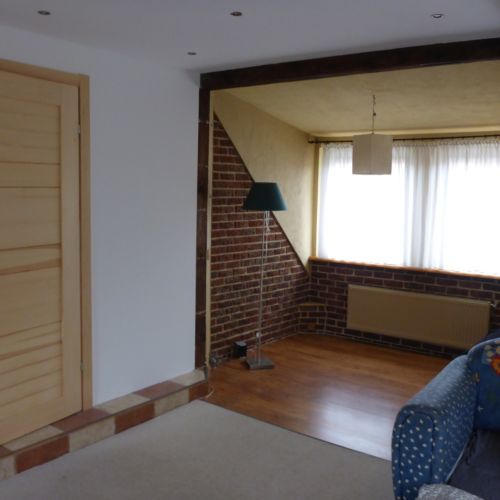 2-Room Balcony Apartment for 7 Persons with Bathtub