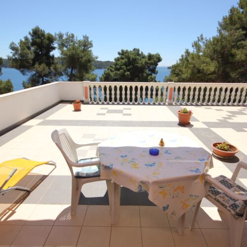 Apartament 2-osobowy z klimatyzacją z widokiem na morze z 1 pomieszczeniem sypialnianym AS-2489-a