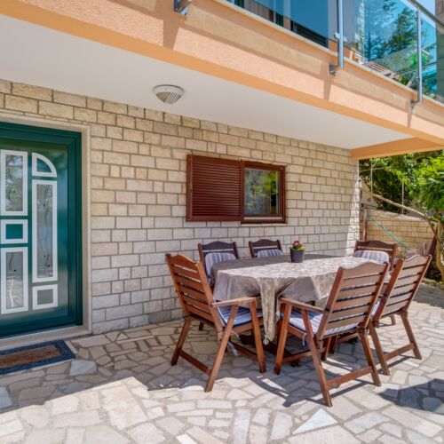 Apartament 4-osobowy z klimatyzacją z widokiem na morze z 2 pomieszczeniami sypialnianymi A-5391-a