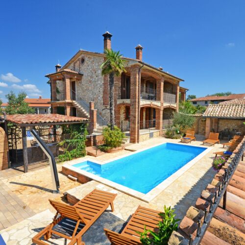 Apartament 4-osobowy z klimatyzacją z tarasem z 2 pomieszczeniami sypialnianymi A-14167-a