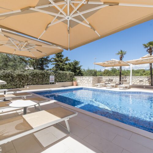 Apartament cu aer condiționat cu vedere spre mare cu 1 camera pentru 4 pers. A-14274-a