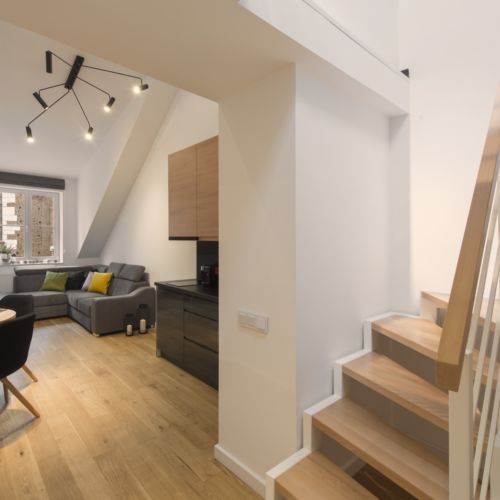 Apartament 2-osobowy Deluxe z antresolą z 1 pomieszczeniem sypialnianym (możliwa dostawka)