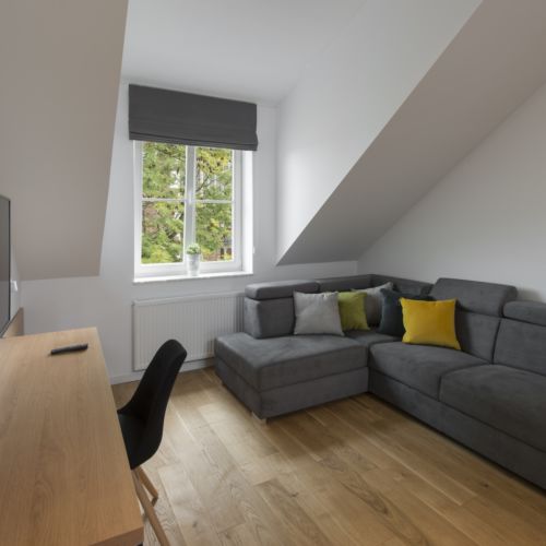 Apartament 2-osobowy Deluxe z balkonem z 1 pomieszczeniem sypialnianym (możliwa dostawka)