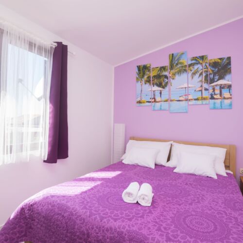 Apartament 6-osobowy z klimatyzacją z widokiem na morze z 3 pomieszczeniami sypialnianymi