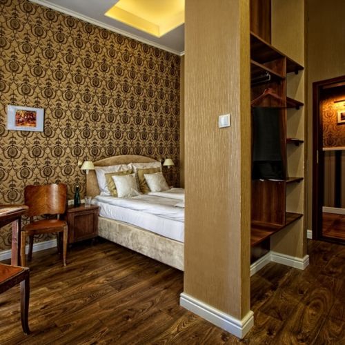 Pokój 2-osobowy Przyjemny wystrój wnętrz z aneksem kuchennym