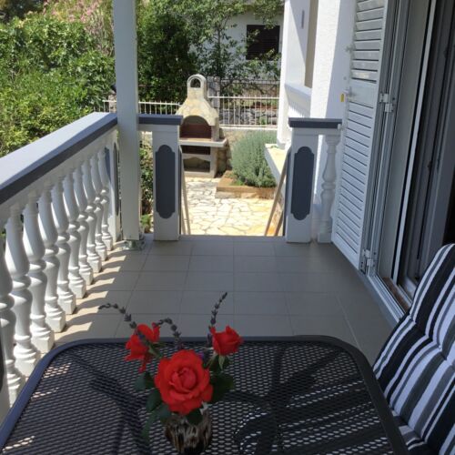 Apartman s klimatizací se sprchou s manželskou postelí s 1 ložnicí