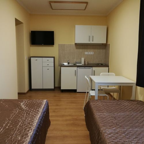 Bronze Apartman pro 2 os. s 1 ložnicí s výhledem do dvora