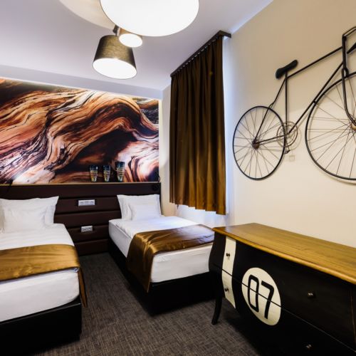 Black Vintage Deluxe Twin Room (extra bed available)