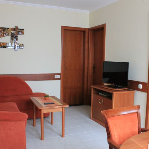 2-Room Family Balcony Apartment for 4 Persons