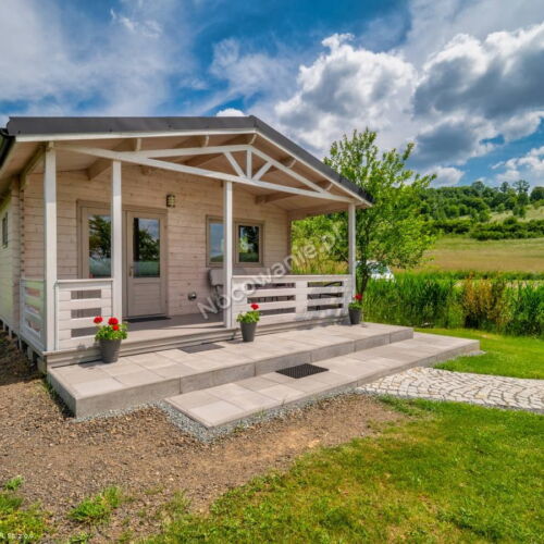 Domek drewniany 4-osobowy cały dom Przyjazny podróżom rodzinnym