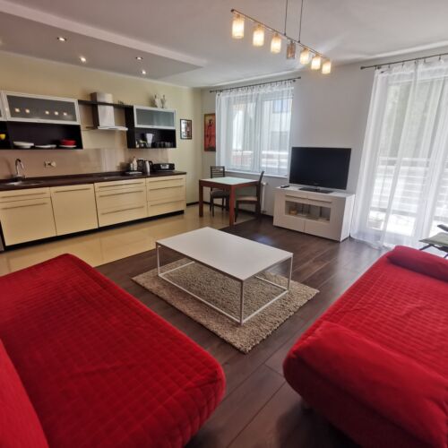 Apartament 2-osobowy Family z widokiem na ogród z 1 pomieszczeniem sypialnianym