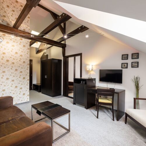 Upstairs King 1-Room Suite for 2 Persons (extra bed available)