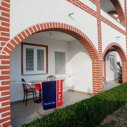 Apartament 2-osobowy z klimatyzacją z widokiem na morze z 1 pomieszczeniem sypialnianym AS-4109-a