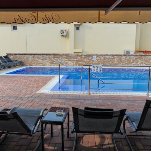 Apartament 4-osobowy z klimatyzacją z widokiem na morze z 1 pomieszczeniem sypialnianym AS-4109-d