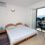 Apartament 3-osobowy z klimatyzacją z widokiem na morze z 1 pomieszczeniem sypialnianym AS-4868-i