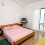 Apartament 3-osobowy z klimatyzacją z widokiem na morze z 1 pomieszczeniem sypialnianym AS-4890-b