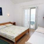 Apartament 3-osobowy z klimatyzacją z widokiem na morze z 1 pomieszczeniem sypialnianym AS-4890-c