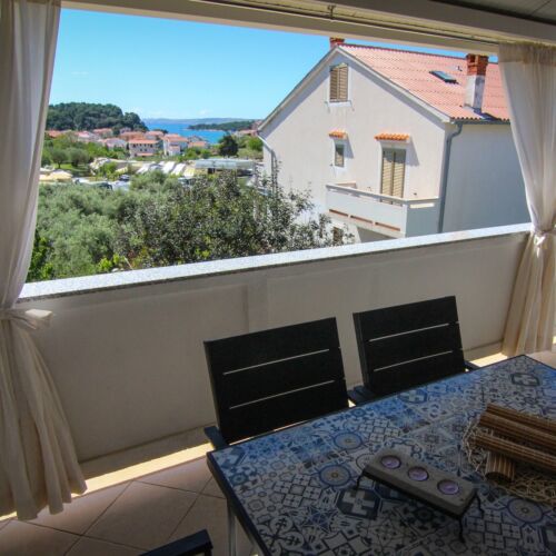 Apartament cu aer condiționat cu vedere spre mare cu 2 camere pentru 4 pers. A-4971-c