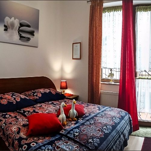 Pokoj s terasou  s manželskou postelí