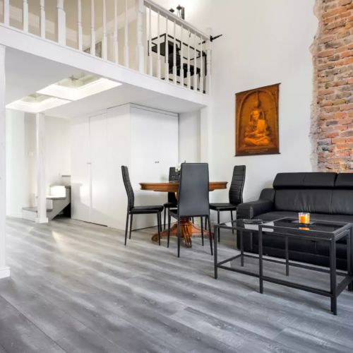 Apartament maisonetă cu aer condiționat cu 2 camere pentru 6 pers.