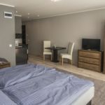 Apartmán s klimatizáciou s manželskou posteľou s 1 spálňou s panorámou